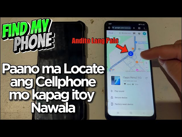 Paano ma Locate ang Nawawalang Cellphone gamit ang Gmail Account