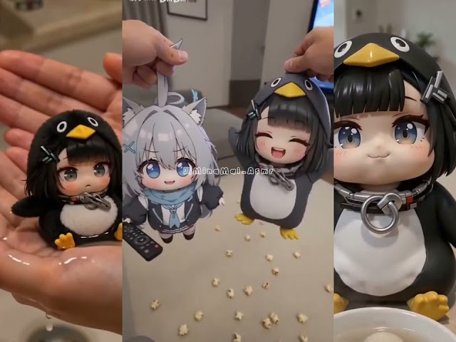 Adorable Baby Chibi cuteness Moments #cute #penguin #chibi #kawaii #adorable #cutevideo #penguingirl
