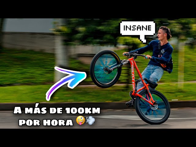 HOW TO CRASH A BIKE AT HIGH SPEEDS🏁😱 (WHEELIE)
