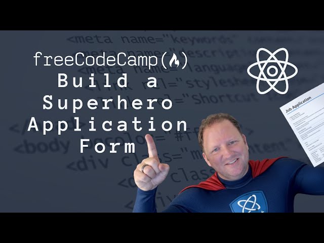 Build a Superhero Form in React a FreeCodeCamp Workshop Walkthrough