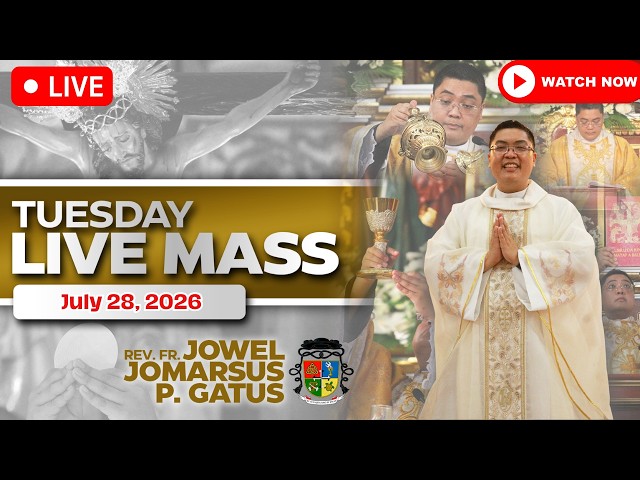 TUESDAY FILIPINO LIVE MASS TODAY *JULY 28, 2026* FR. JOWEL JOMARSUS GATUS