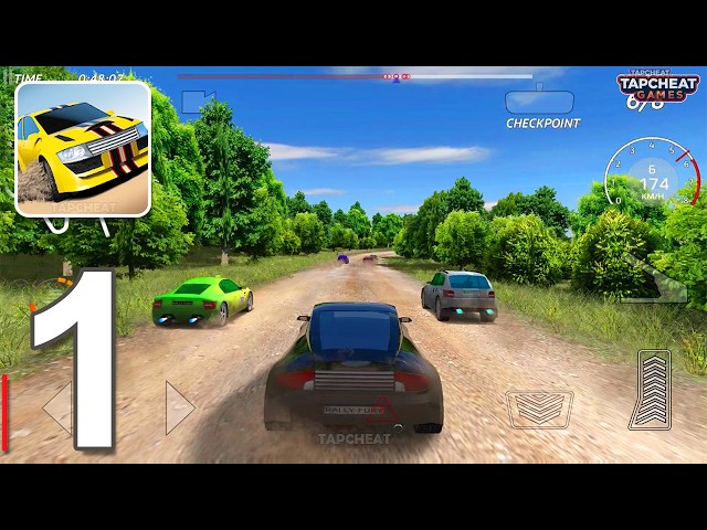 Rally Fury - Extreme Racing - Gameplay Walkthrough Part 1 - Tutorial (Android, IOS)