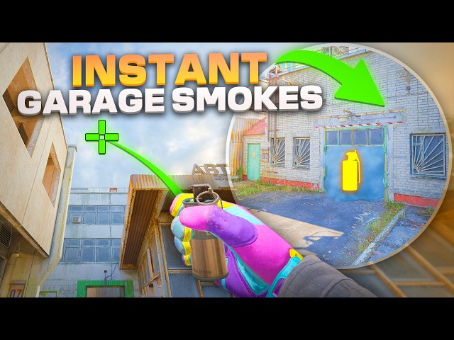 CS2 Cache Instant Garage Smokes Used by donk