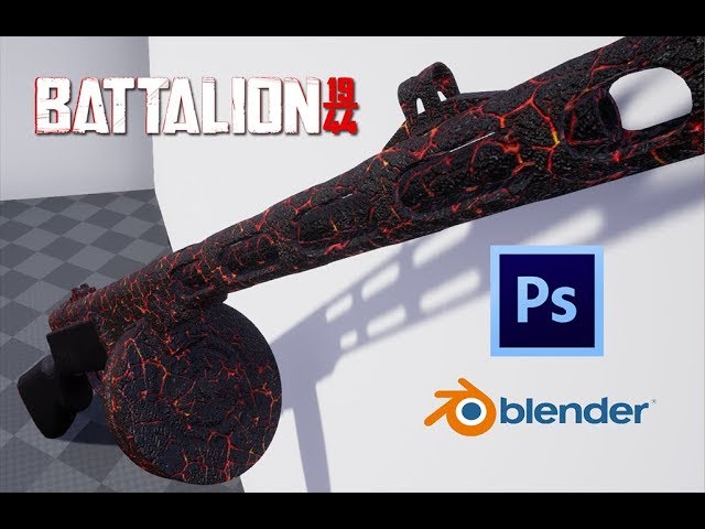 Battalion 1944 How to make custom skins for weapons | Battalion tutorials #1