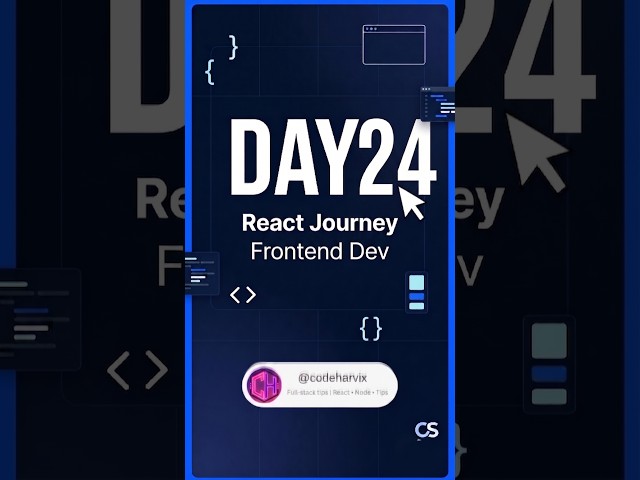 Day 24 - React Hook Form ⚛️ | Frontend Developer Series