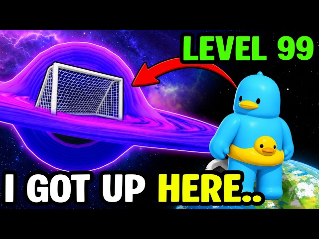 KICKING A BALL as HIGH AS POSSIBLE in ROBLOX KICK A BALL to SPACE...