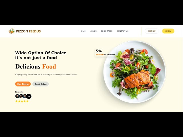 Building a Pizza Ordering Website with React.js and Tailwind CSS - Pizzon Feedus Tutorial