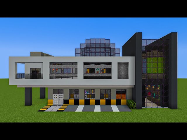 Minecraft Tutorial: How To Make A Science Laboratory | City Tutorial