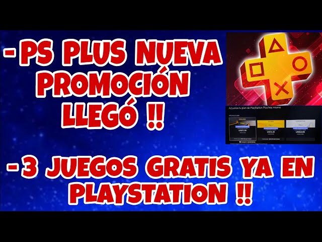 PS PLUS NEW PROMOTION HAS ARRIVED AT THE PS STORE!! | 3 FREE GAMES ON PLAYSTATION