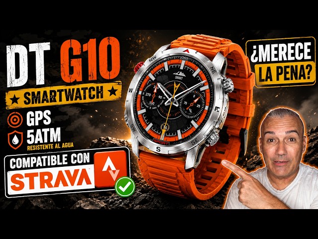 👉 DT G10 SMARTWATCH with GPS and STRAVA 🧭 IS IT WORTH IT? | UNBOXING + TEST
