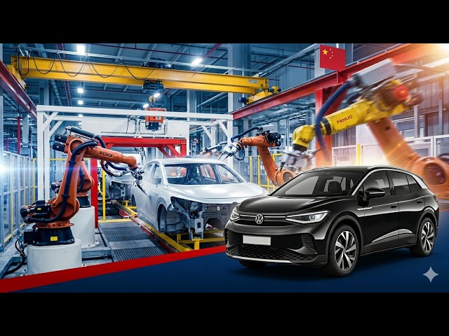 Inside the Industrial Automobile Manufacturing Process: Modern Robotic Arms