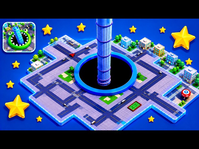 Hole.io - Gameplay Walkthrough Tutorial  Hole Evolution New Mobile Game (Android,iOS)