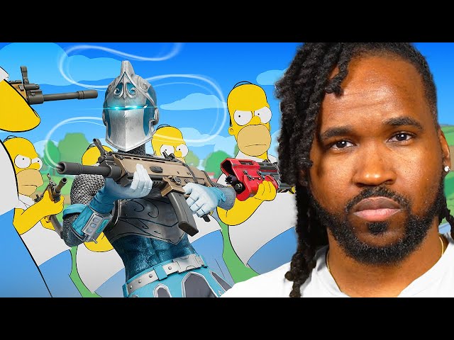 Solo vs Squads In The Simpson Season!