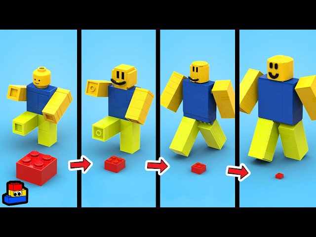 LEGO Roblox Noob Tutorial (Noob / Pro / Hacker / GOD)