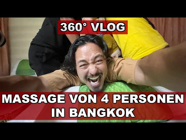 MASSAGE VON 4 PERSONEN IN BANGKOK #THAILAND !