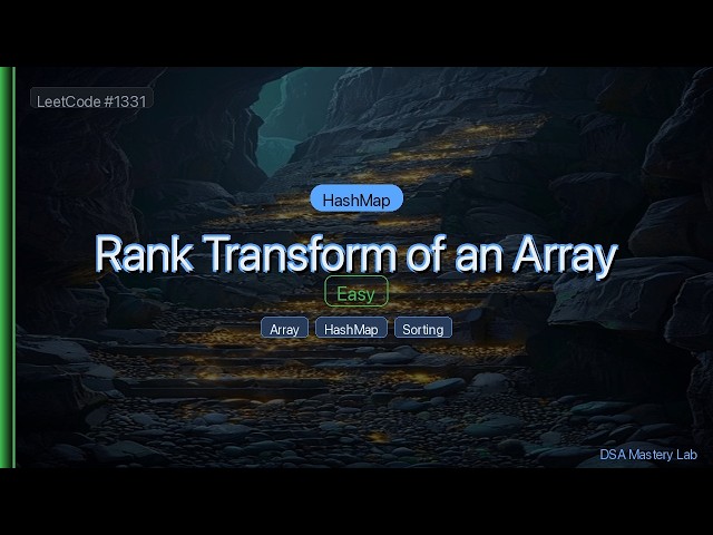 LeetCode 1331: Rank Transform of an Array — The HashMap Trick (C#)