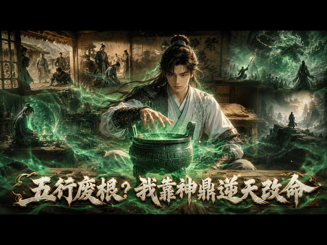 少年身負五行廢根，當衆被判無緣修仙路，卻意外在基礎功法書中發現祖傳神鼎，集齊五行靈髓，自此打破廢柴宿命！#短劇 #修仙 #逆襲