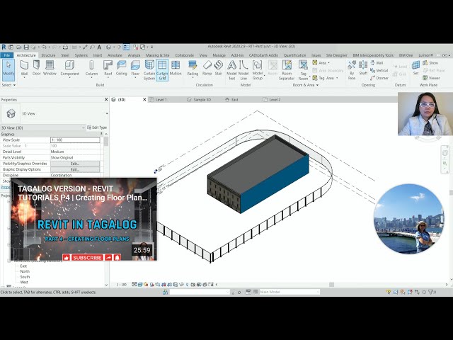TAGALOG VERSION - REVIT TUTORIALS P1A - HOW TO START REVIT MODEL