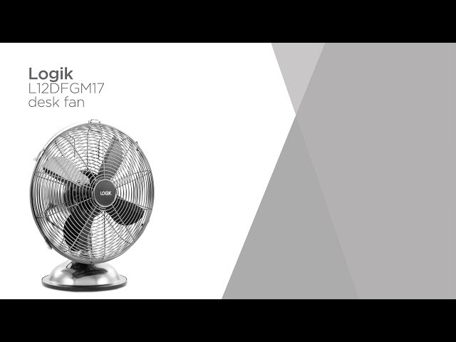 Logik L12DFGM17 12" Desk Fan - Gun Metal | Product Overview | Currys PC World
