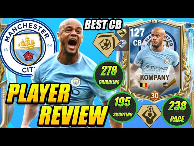 HE'S A DEFENSIVE MONSTER! 🧱🔥 122 Champions Hero Kompany Player Review! BEST CB META?! – FC Mobile 26