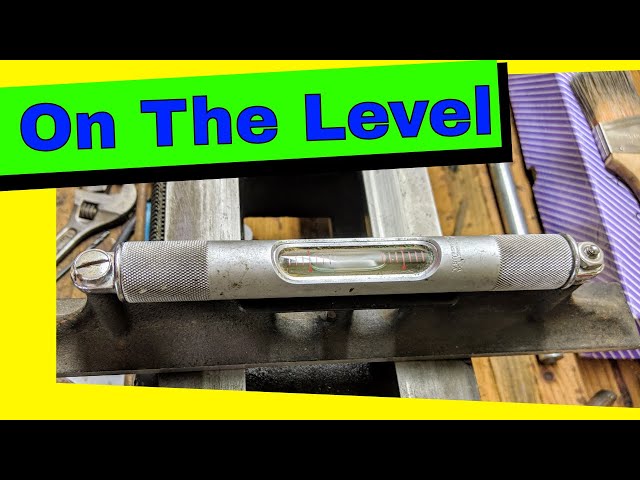 Leveling A Lathe Bed : 12" Atlas Craftsman Lathe