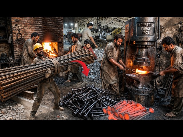 Inside the Factory: How Engine Valves Are Made from Steel Rods | Complete Manufacturing Process