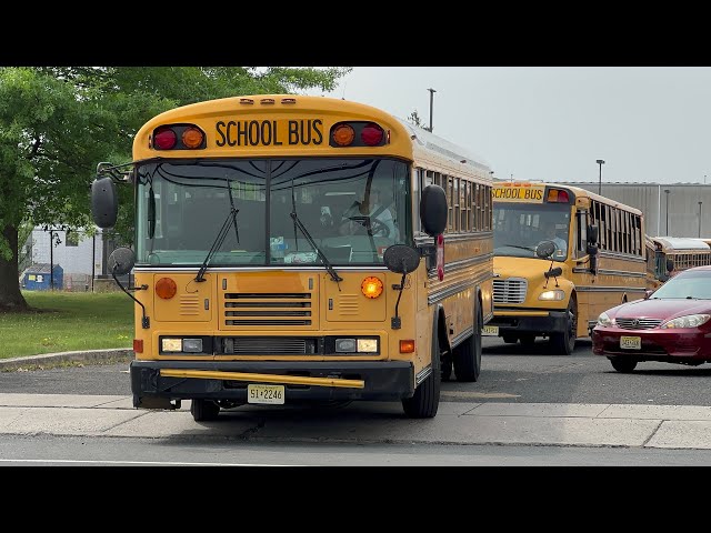 NJ School Buses Leaving Various Schools June 2025