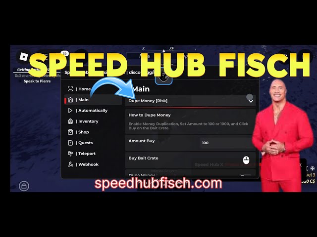 [NEW!] Speed Hub Fisch Script No Key (MARIANA) [1000% WORKING] Dupe Money, Megalodon, Farming Fish