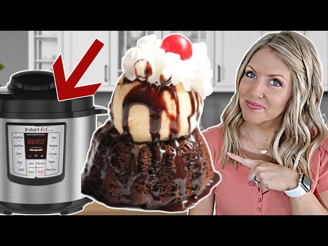 EASY DUMP and GO Instant Pot Dessert - Chocolate Lava Cake