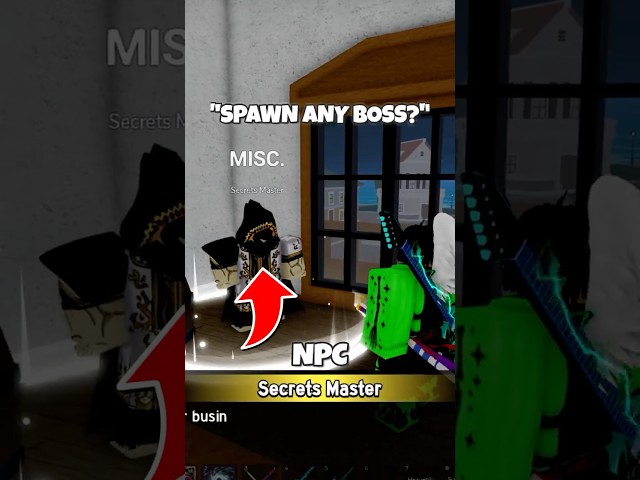 How to Spawn ANY Awakened Boss in First Sea! 🤫 #shorts #bloxfruits #roblox