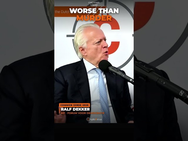 "Not paying tax is worse than murder here" | Ralf Dekker #Shorts