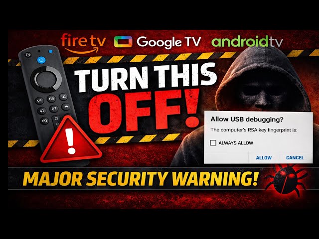 🚨 Turn This OFF on Fire TV, Google TV & Android TV (Major Security Risk!)