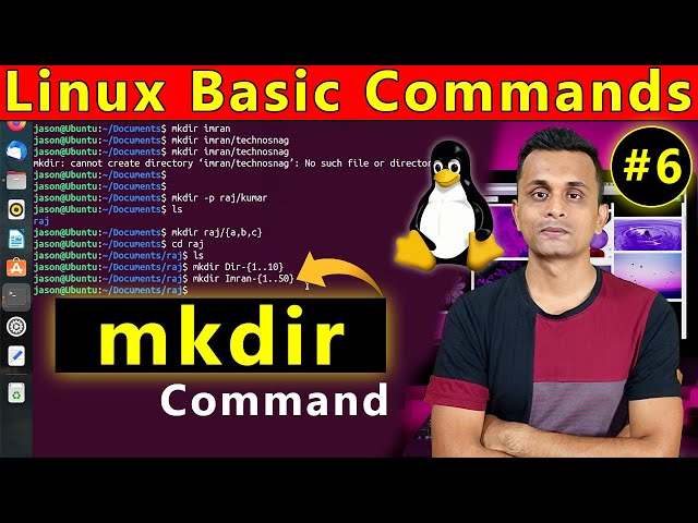 Linux Basic Command - 6 | mkdir Command | Create Directory Using Command in Linux | In Hindi
