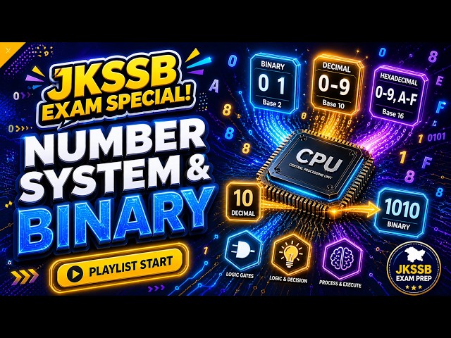 Fastest Conversion Technique for All number systems | Latest Jkssb Pattern