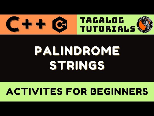C++ Palindrome String Checker Explained (How String Reversal Works)