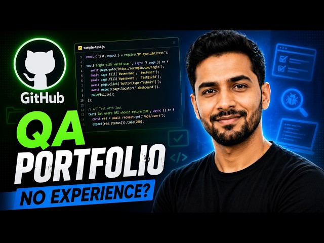 Build a QA Portfolio on GitHub FAST: No Experience Needed