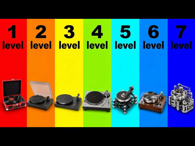 7 Levels of Hi-Fi Turntables (From CHEAP to Insane)