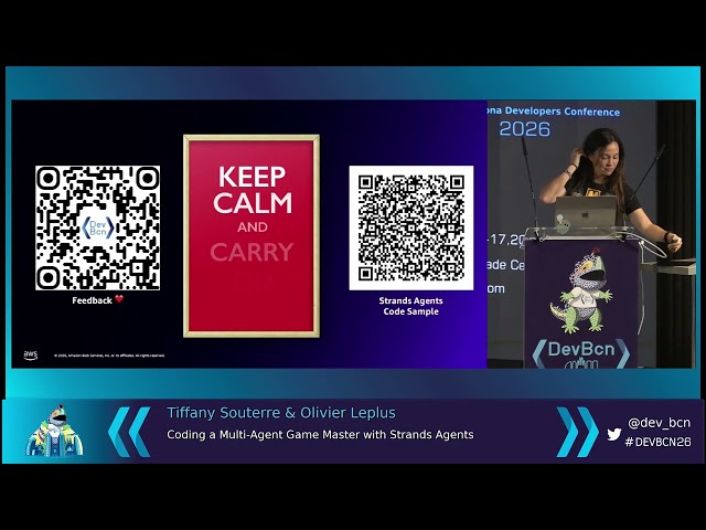 Tiffany Souterre & Olivier Leplus -  Coding a Multi-Agent Game Master with Strands Agents
