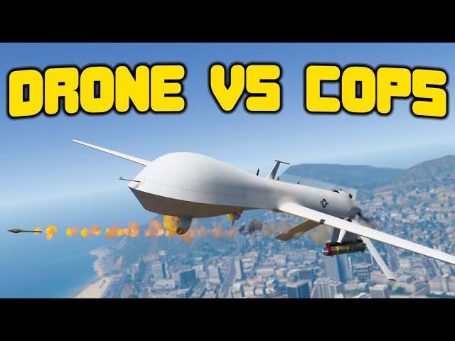 U.S. Drone VS Cops in GTA 5 RP