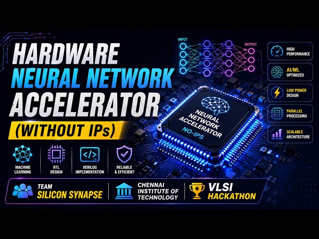 Hardware Neural Network Accelerator (without IPs) | Team Silicon Synapse | Chennai Institute of Tech