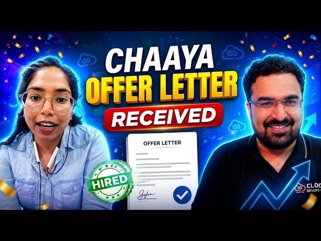 Offer Letter Received! 🎯 Chhaya's Career Transformation Story