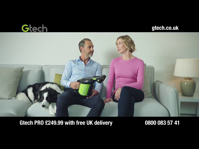Gtech Pro cordless bagged vacuum cleaner | Advert 60 seconds