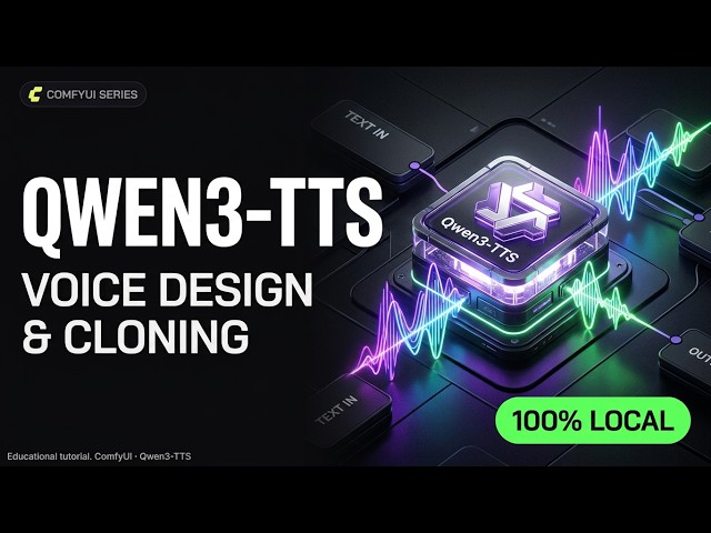Make AI Voices in ComfyUI — Qwen3-TTS Voice Cloning & Voice Design (2026 Tutorial)