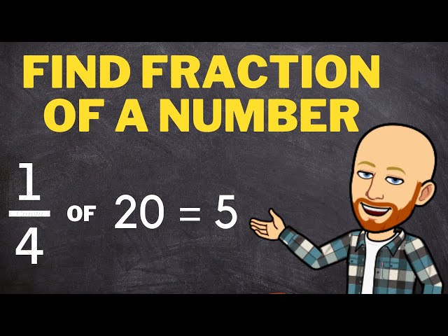 How to find the fraction of a whole number in 3 easy steps!