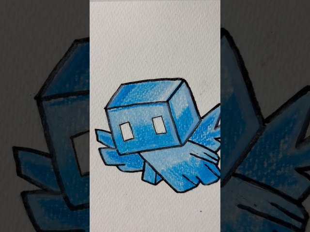 Allay 🩵#minecraft #cute #art #shorts
