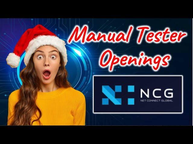Manual Tester/QA Openings