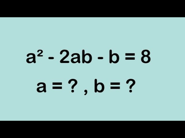A Beautiful olympiad Algebra Question l advanced Maths l olympiad mathematics 