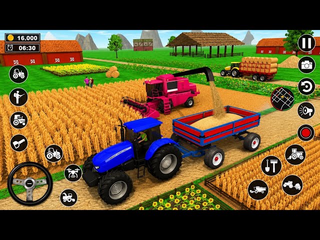 🚜 Real Tractor Loading & Harvesting | Most Satisfying Farm Video 💪