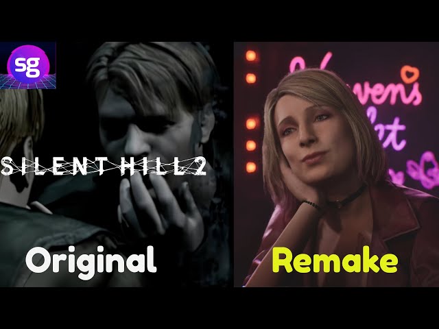 Silent Hill 2 Remake & Original All Cutscenes Comparison
