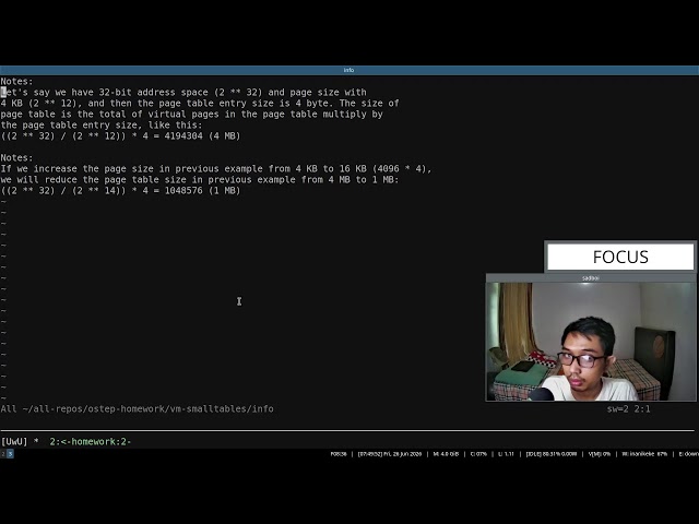 Live study: read along book "Operating Systems: Three Easy Pieces" (Part 136)
